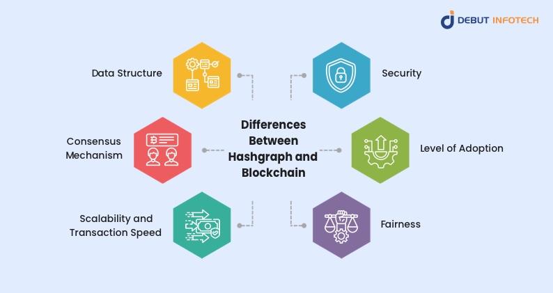Differences Between Hashgraph and Blockchain